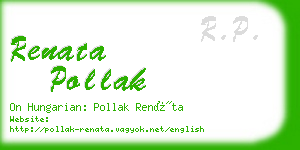 renata pollak business card